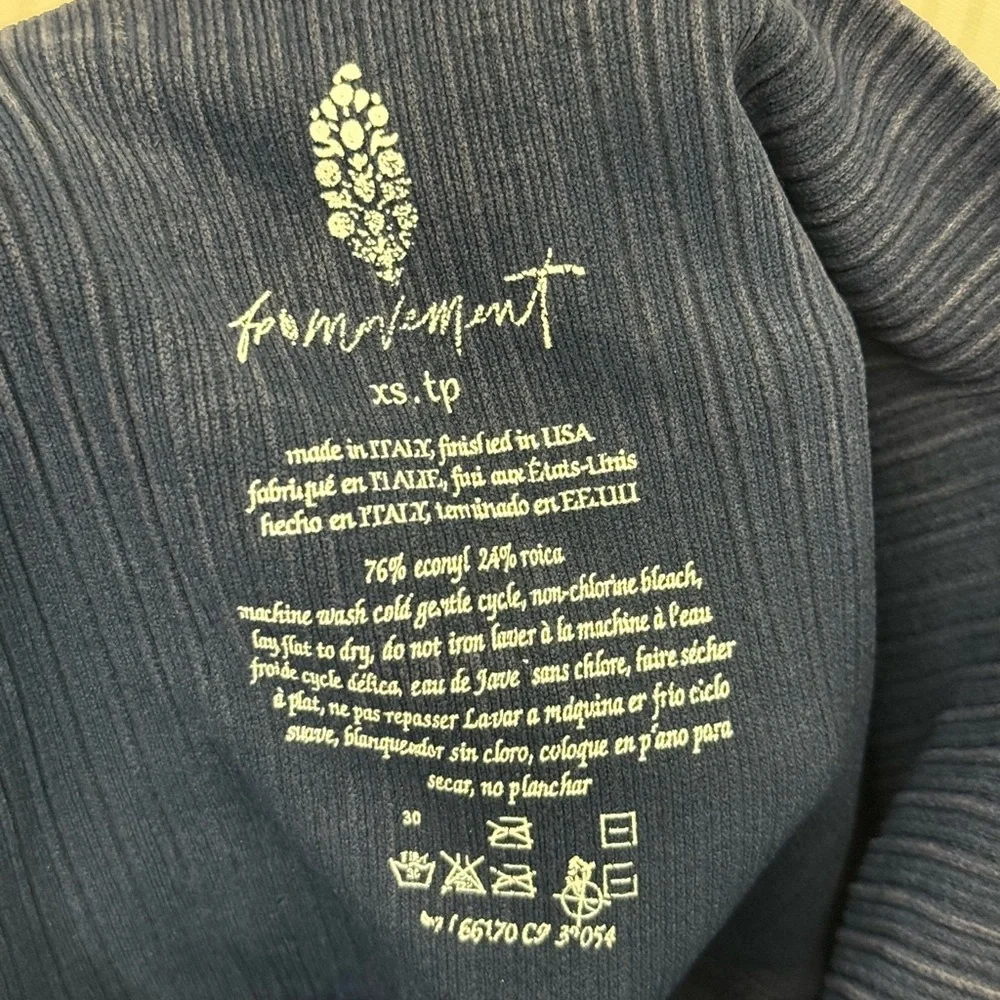 NWOT Free People FP Movement High-Rise 7/8 Length Good Karma Leggings in XS/S - Picture 7 of 7